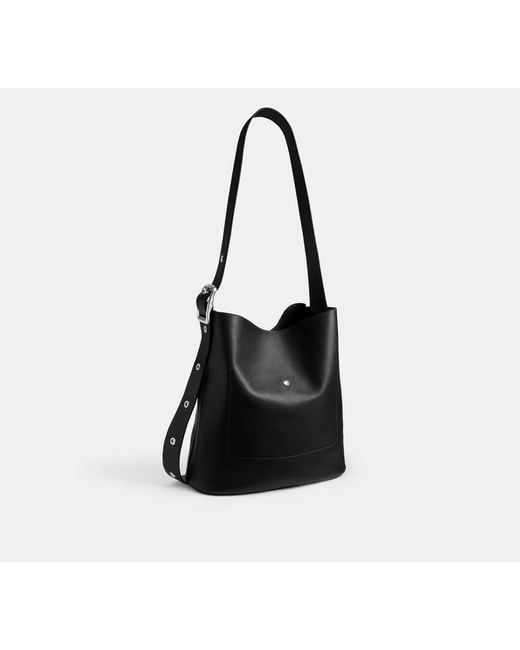 COACH Black Bleecker Bucket Bag 36 for men