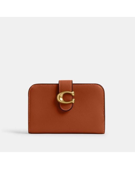 COACH Brown Tabby Wallet