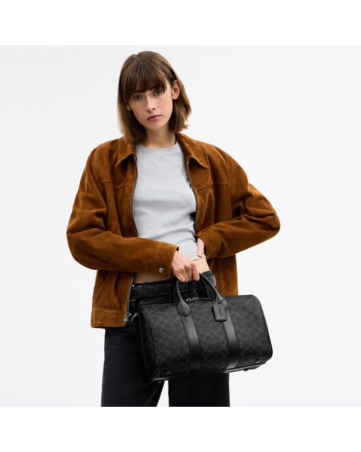 COACH Black Compass Bag 35