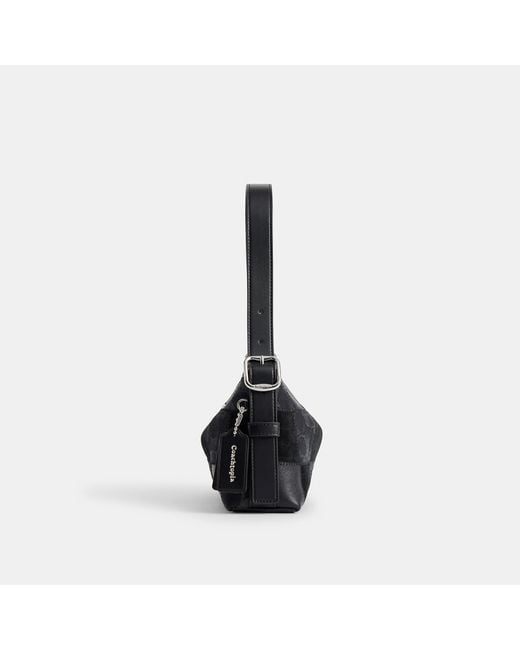 Coachtopia Black Alter/Ego Small Slouchy Shoulder Bag