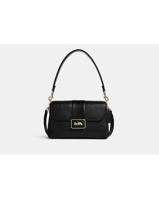 COACH Grace Shoulder Bag in Black Lyst UK