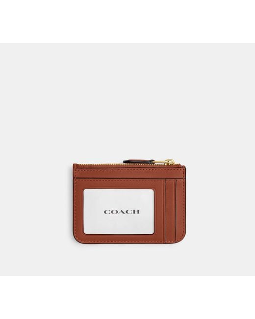 COACH Black Essential Mini-Kartenetui Mit