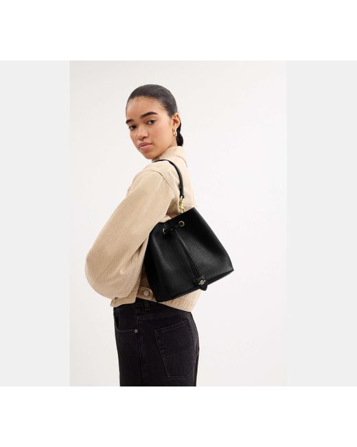 COACH Black Rowan Beuteltasche