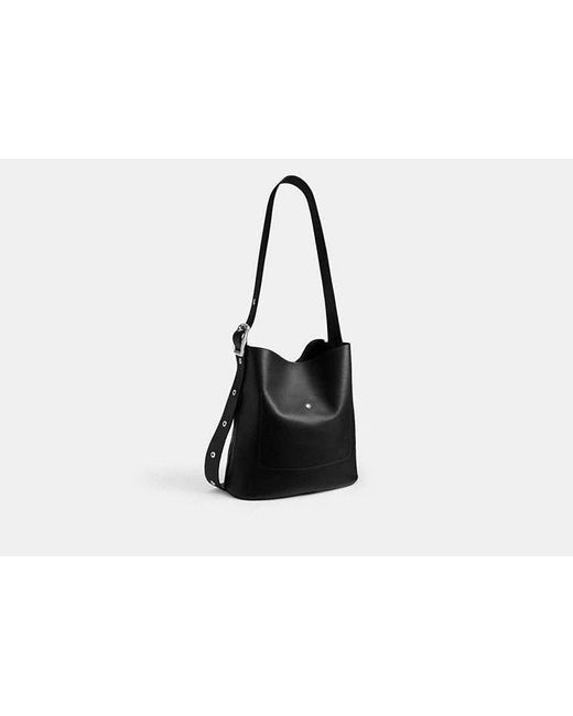 COACH Black Bleecker Bucket Bag 36 for men
