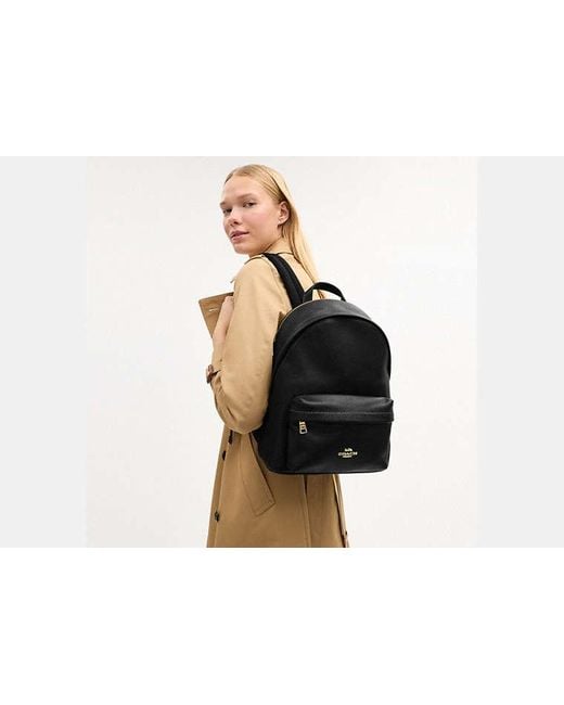 COACH Black Taylor Small Backpack