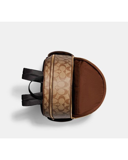 COACH Brown Court Backpack