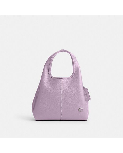 COACH Purple Lana Shoulder Bag 23