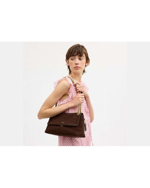 COACH Black Chelsea Shoulder Bag 30 With Chain