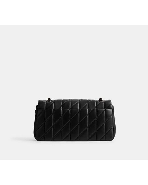 COACH Black Tabby Shoulder Bag 33 With Quilting