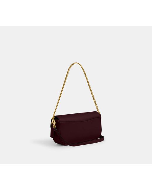 COACH Black Brook Flap Chain Bag