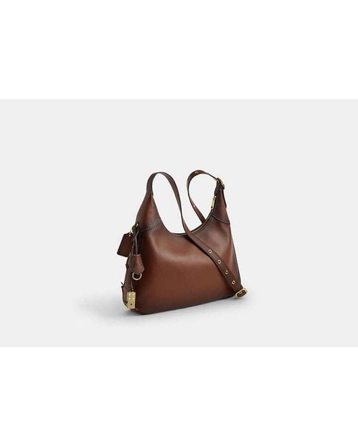 COACH Brown Ella Shoulder Bag
