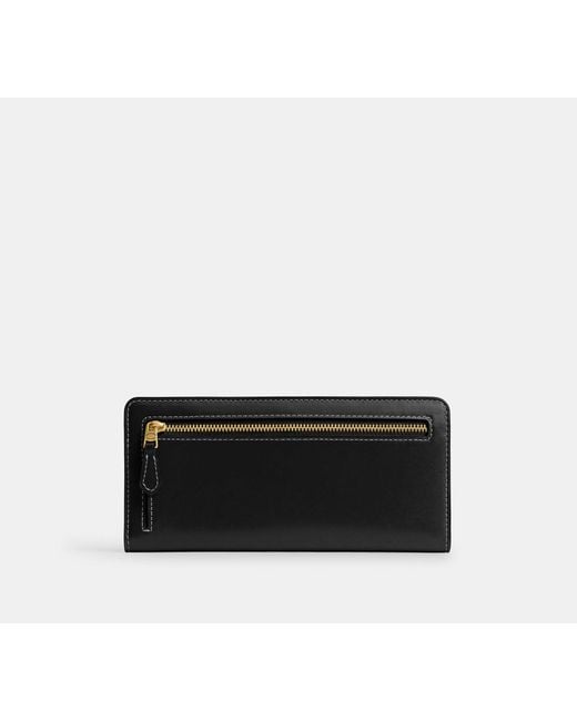 COACH Black Essential Slim Portemonnaie