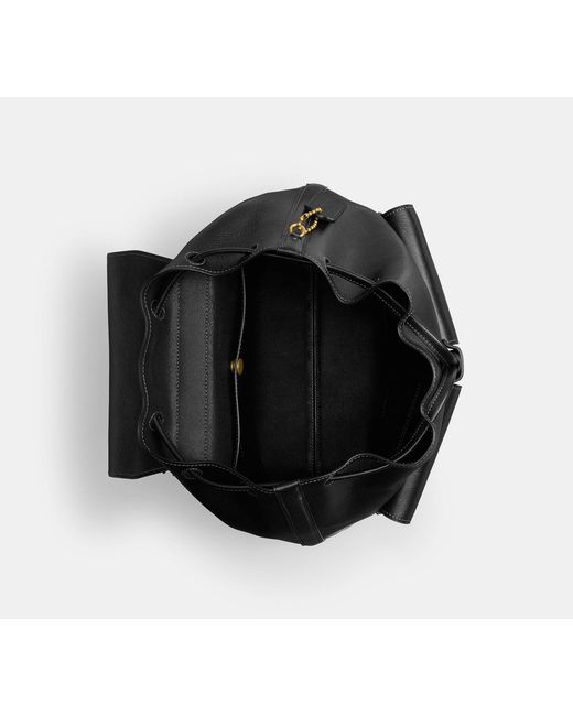COACH Black Crosby Backpack 28