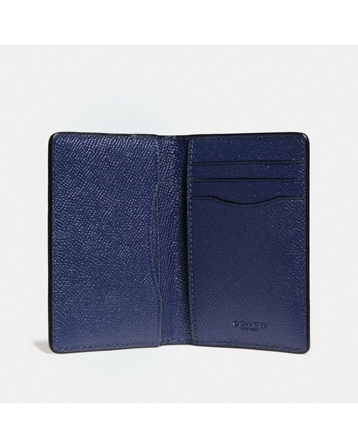 coach wallet men blue
