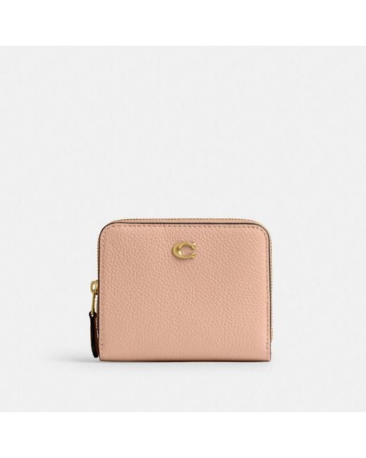 COACH Pink Essential Billfold Wallet In Colorblock