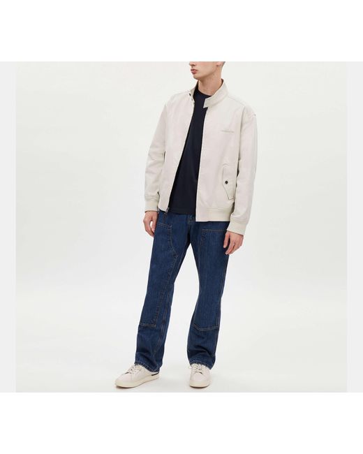 COACH Black Harrington Jacket for men