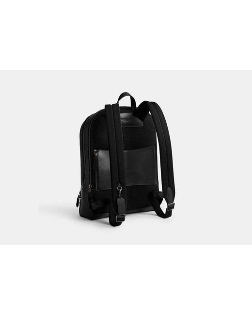 COACH Black Gotham Backpack for men