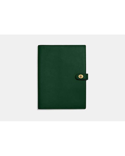 Cuaderno COACH de color Green