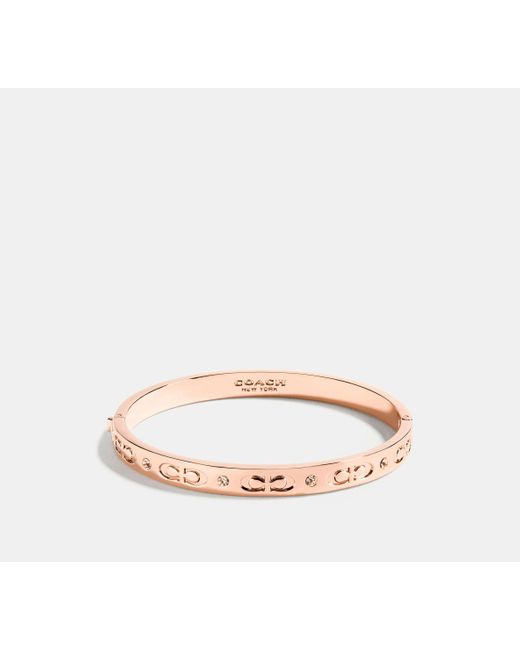 Coach shop hinged bracelet