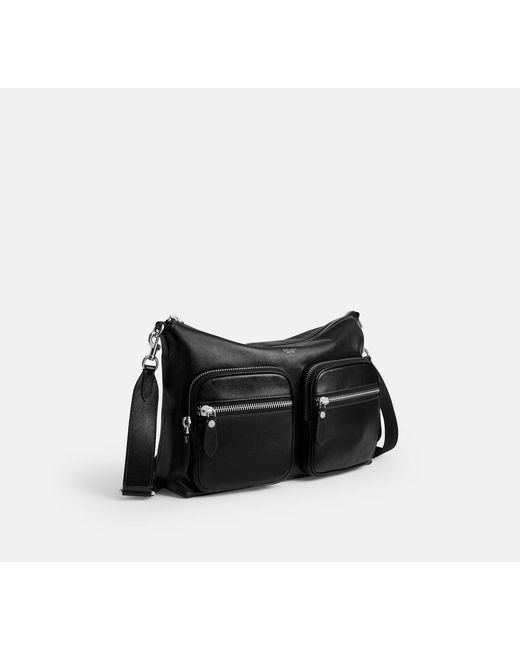 COACH Black Domino File Bag for men