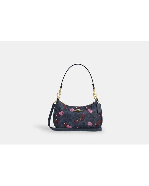 Borsa A Tracolla Teri di COACH in Black