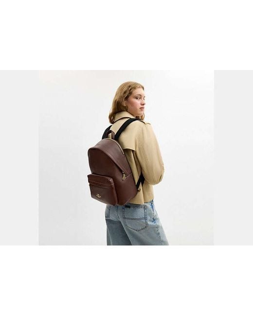 COACH Brown Taylor Small Backpack
