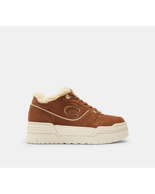 COACH Black Soho Platform Sneaker
