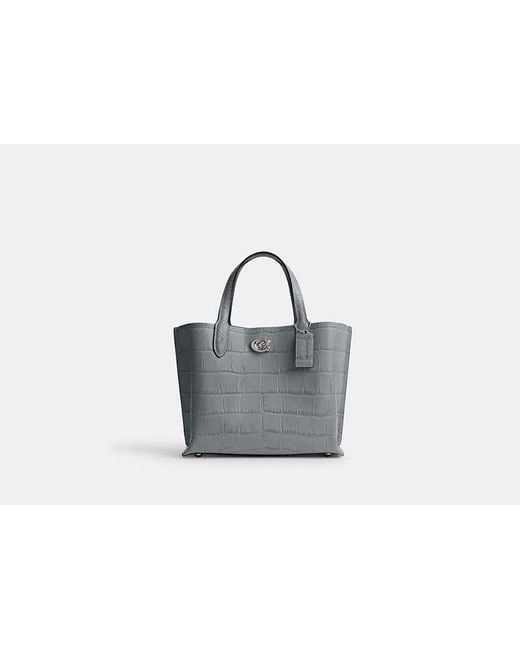 COACH Gray Willow Tote 24