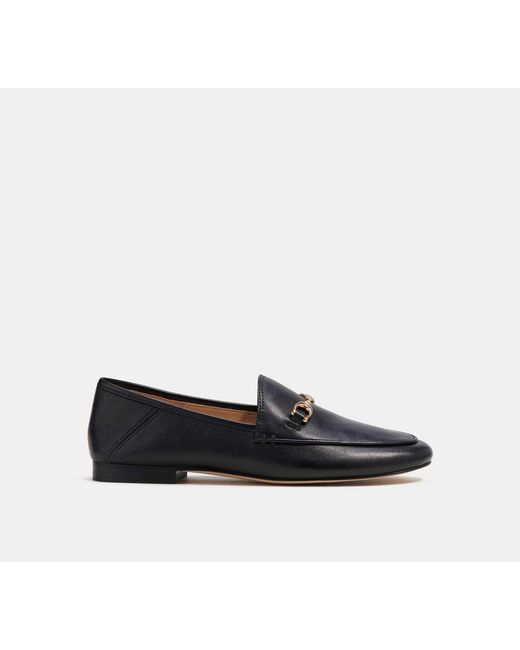 COACH Black Haley Loafer