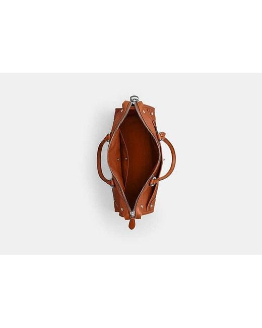 COACH Brown Rhyder Satchel Bag 38