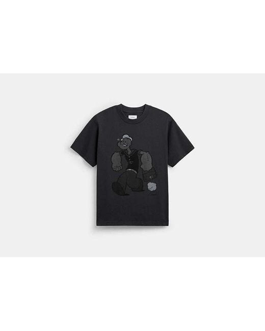 ブティック★【COACH】【COACH X POPEYE】Tシャツ Coach X Popeye T-Shirt Grey (Other,Coach 1941)