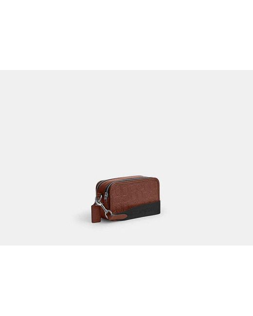COACH Brown Wyatt Crossbody Bag for men