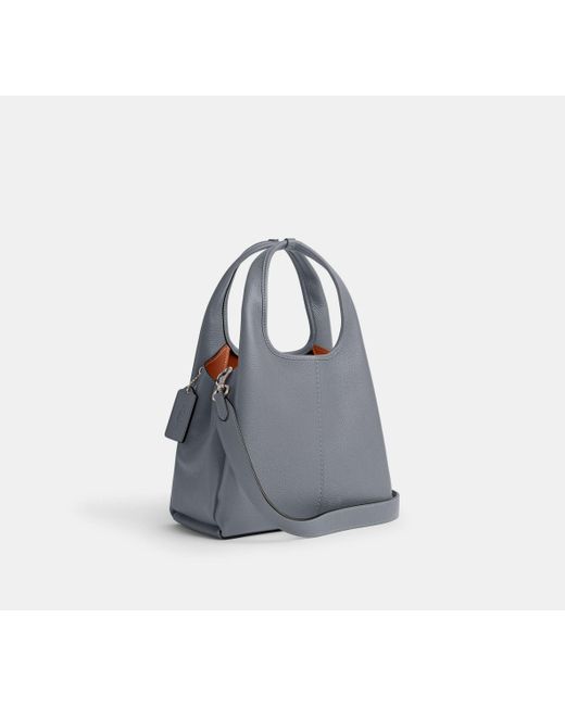 COACH Gray Lana Shoulder Bag 23
