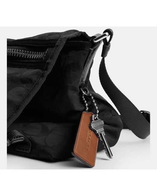 COACH Black Lane Messenger for men