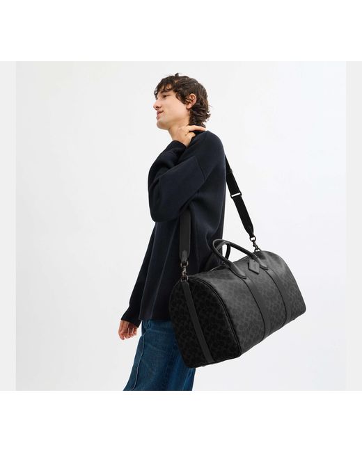 COACH Black Compass Bag 50