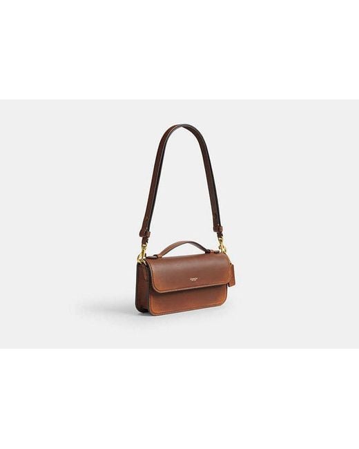 COACH Black New York Elora Top Handle Crossbody Bag