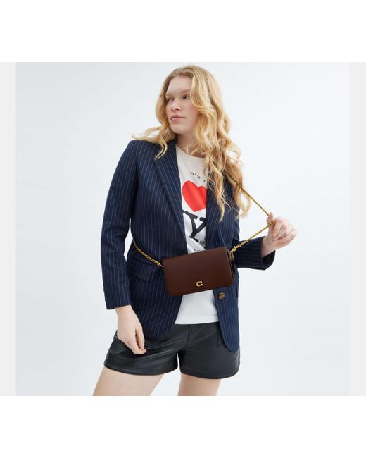 Borsa A Tracolla Mila di COACH in Black