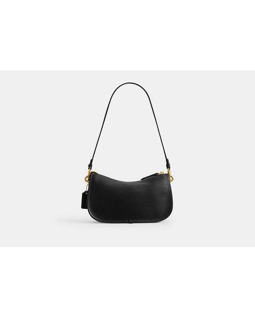 Sac Waverly À Double Fermeture Turnlock COACH en coloris Black