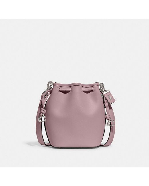 COACH Pink Camila Bucket Bag