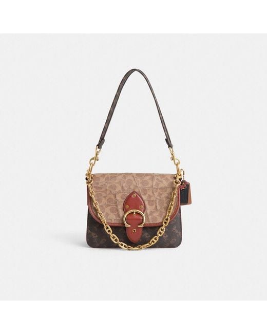 COACH Multicolor Upcrafted Beat Shoulder Bag In Signature Canvas With Horse And Carriage Print