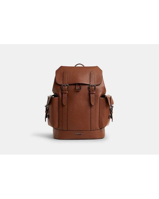 COACH Brown Hudson Backpack for men