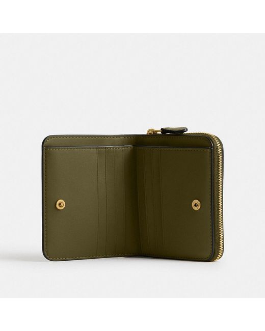 COACH Green New York Billfold Wallet