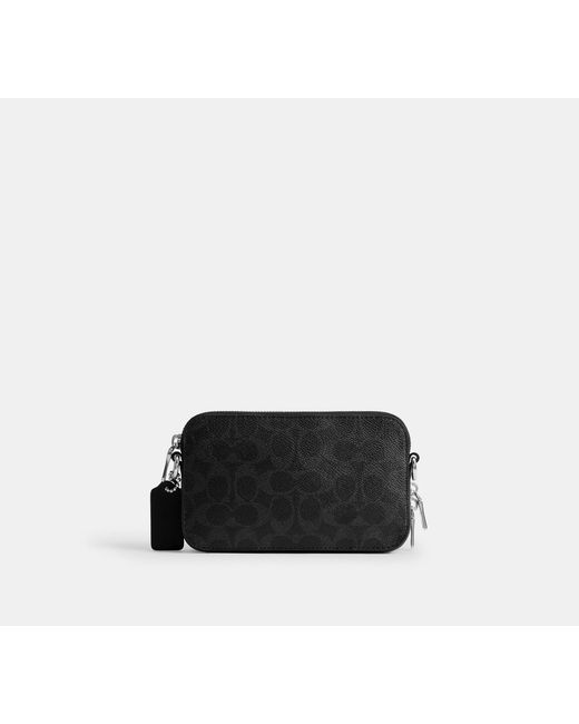 COACH Black Clinton Crossbody Bag for men
