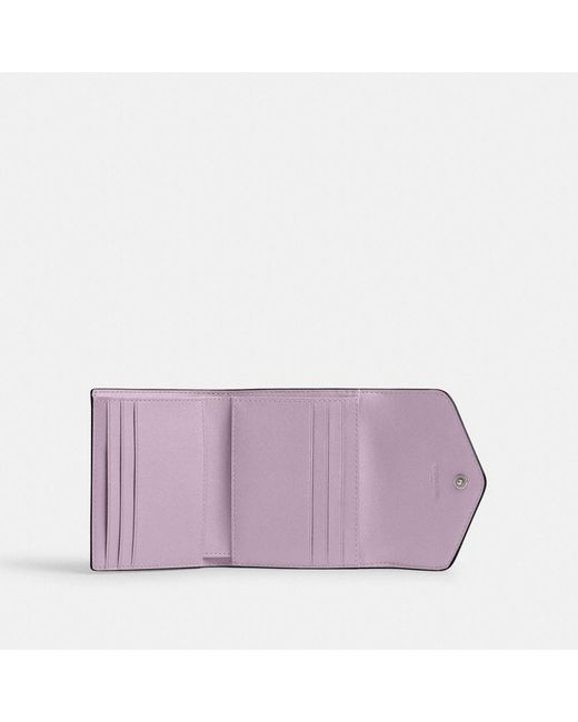 COACH Purple Wyn Small Wallet