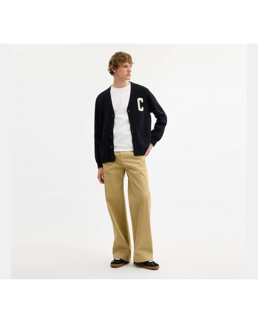 COACH Black Coach Cardigan for men
