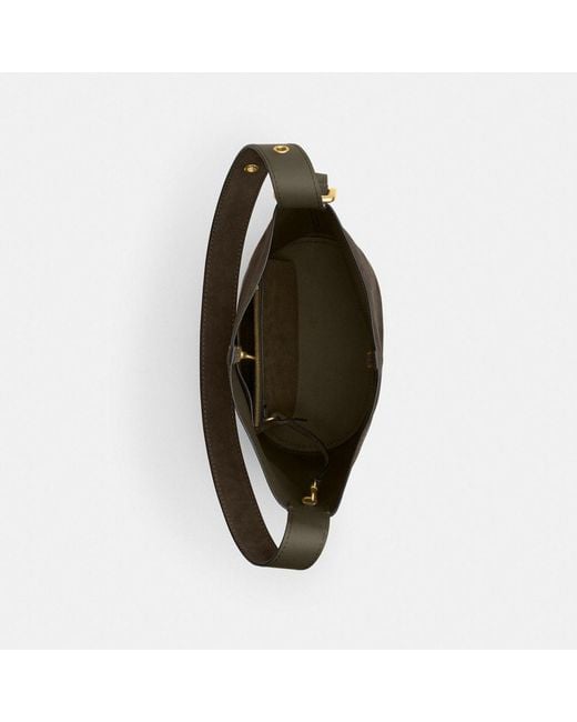 COACH Brown Bleecker Bucket Bag