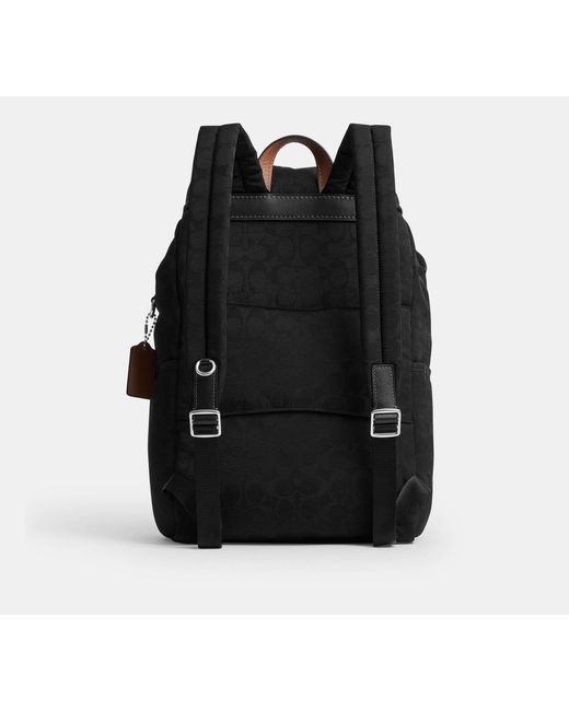 COACH Black Logan Backpack for men
