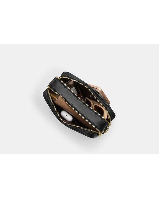COACH Black Carey Crossbody Bag