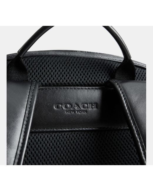 COACH Charter Rucksack Aus Charakteristischem Canvas in Black für Herren