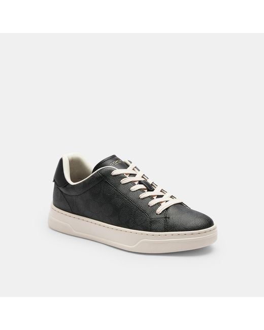 COACH Black High Line Sneakers